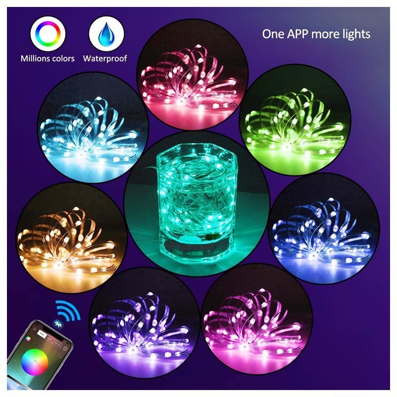 Smart Phone APP Copper Wire Light String