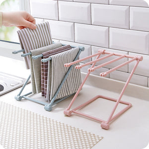 Foldable Dishcloth Shelf Kitchen Accessories Gadget Organizer - Antique Decore