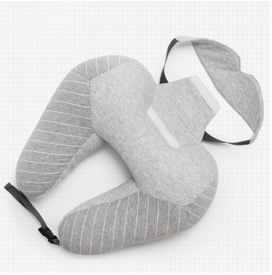 Travel pillow foam particle pillow u-shapedcervical neck pillow lumbar pillow - Antique Decore