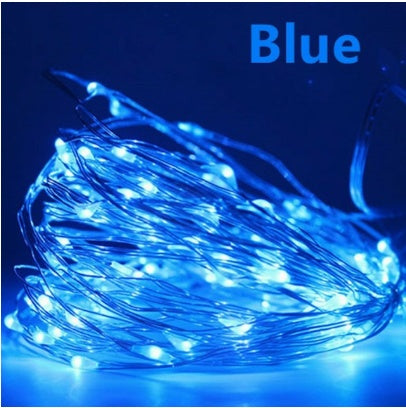 1-10M Led String Light Copper Wire Holiday Lighting Fairy Light Garland Battery Operation For Christmas Tree Wedding Party Decor