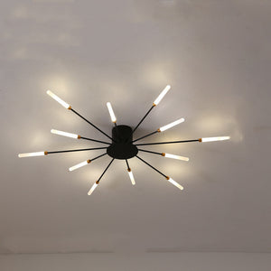 Nordic Minimalist Modern Atmosphere Living Room Fireworks Led Ceiling Light - Antique Decore