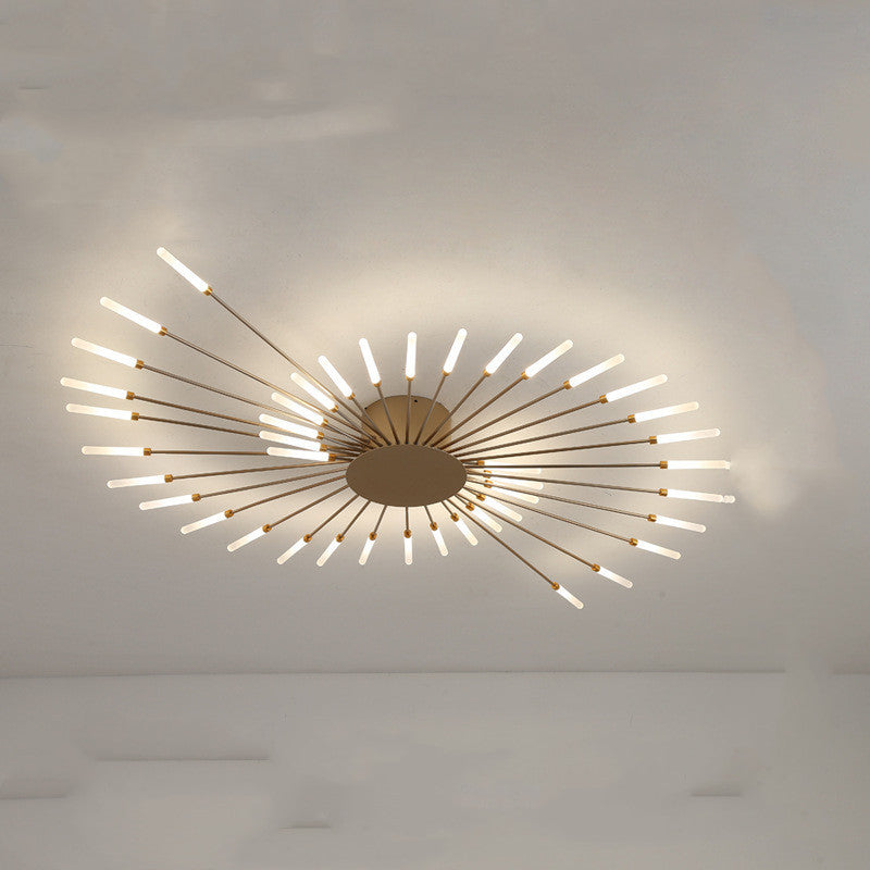 Nordic Minimalist Modern Atmosphere Living Room Fireworks Led Ceiling Light - Antique Decore