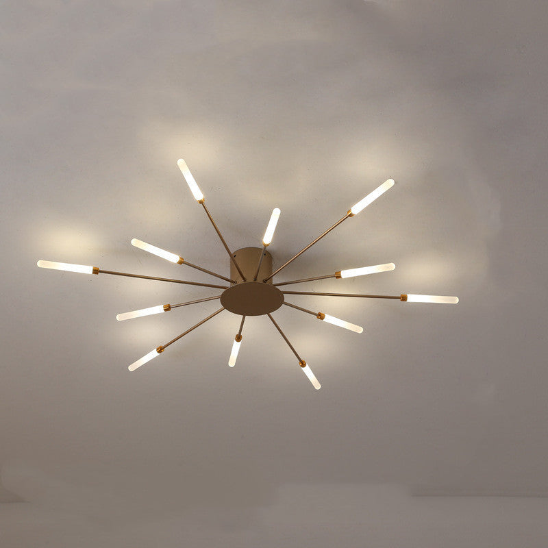 Nordic Minimalist Modern Atmosphere Living Room Fireworks Led Ceiling Light - Antique Decore