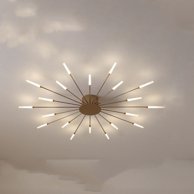 Nordic Minimalist Modern Atmosphere Living Room Fireworks Led Ceiling Light - Antique Decore