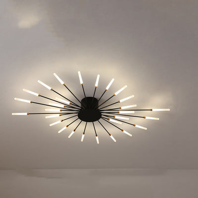 Nordic Minimalist Modern Atmosphere Living Room Fireworks Led Ceiling Light - Antique Decore