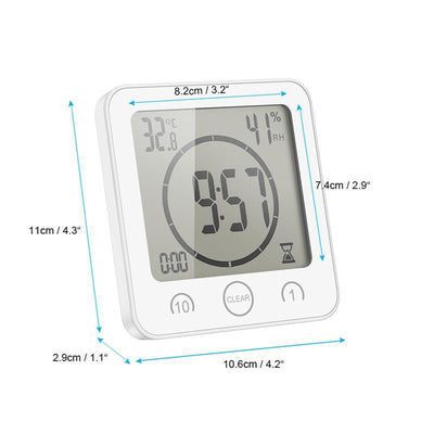 Waterproof LCD Digital Temperature Humidity Meter Home Indoo - Antique Decore