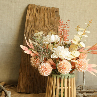 Artificial Flower Simulation Flower Dandelion Bouquet - Antique Decore