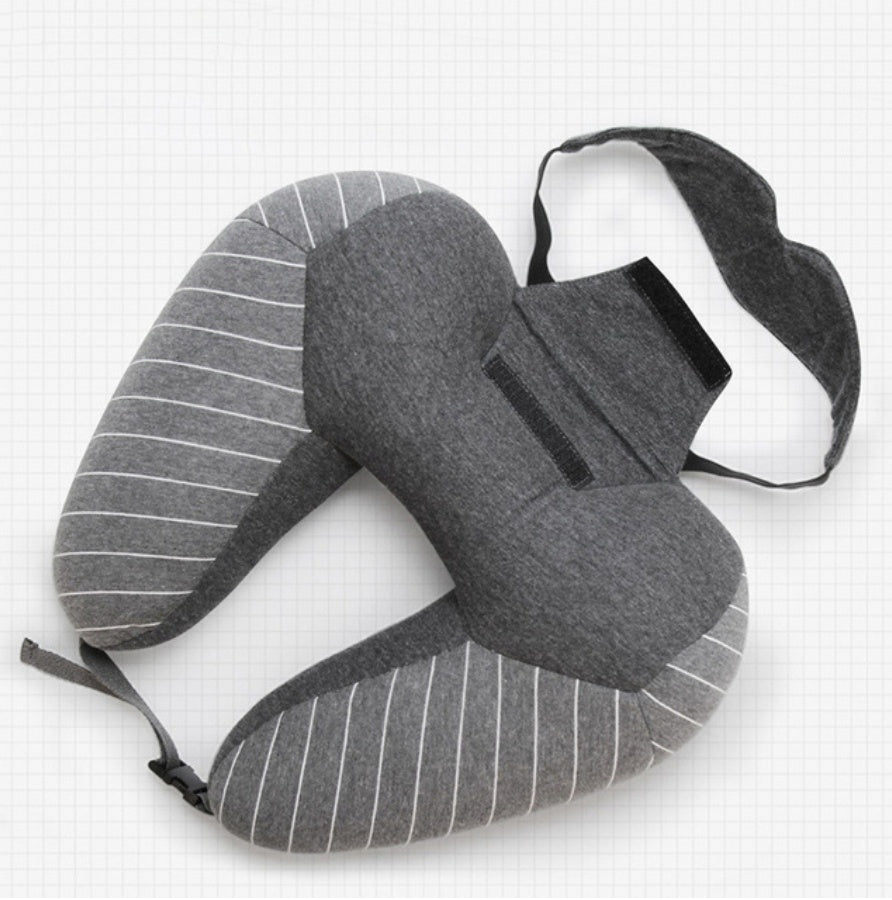 Travel pillow foam particle pillow u-shapedcervical neck pillow lumbar pillow - Antique Decore