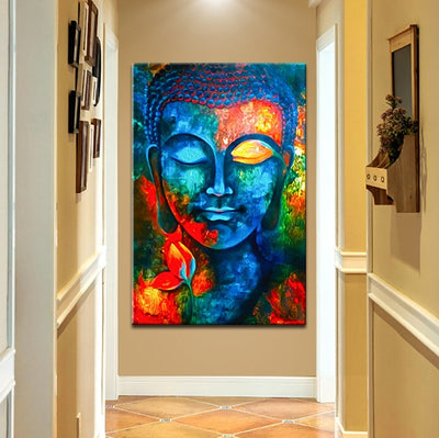 Buddha Wall Art Canvas – Modern Canvas Art Paintings, Wall Decor - Antique Decore