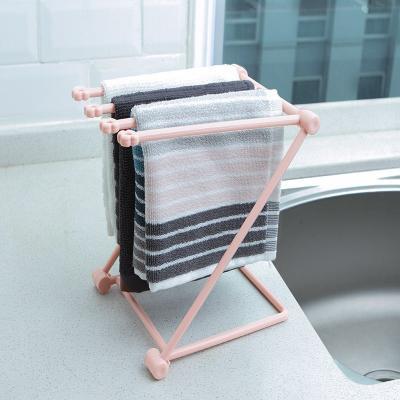 Foldable Dishcloth Shelf Kitchen Accessories Gadget Organizer - Antique Decore