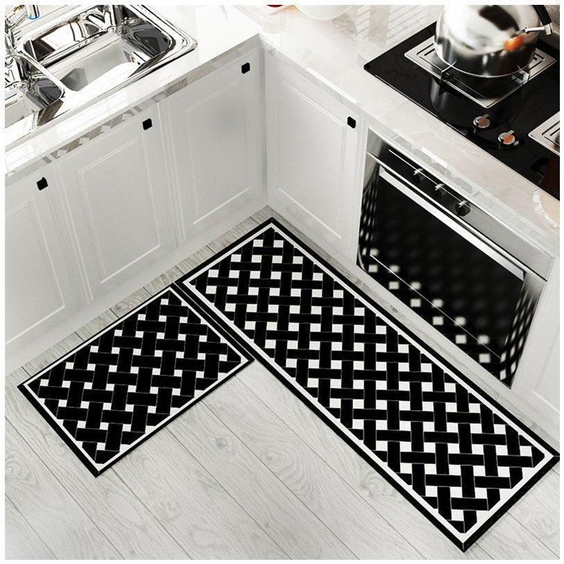 Kitchen Floor Mats, Long Oil-proof Foot Mats, Bathroom Mats - Antique Decore