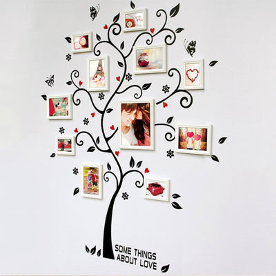 DIY Family Photo Frame Tree Wall Stickers Home Decor Room Room Wall Stickers Wall Decals Poster House Decoration Wall Stickers - Antique Decore