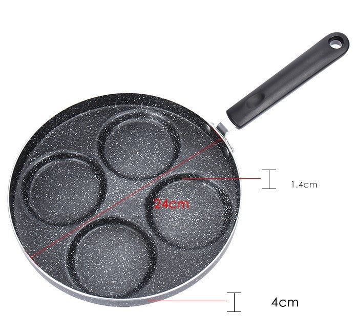 Egg Frying Pan Nonstick Pancake Pans 4-Cups Cookware Pancake Pan Egg Pan Suitable For Gas Stove