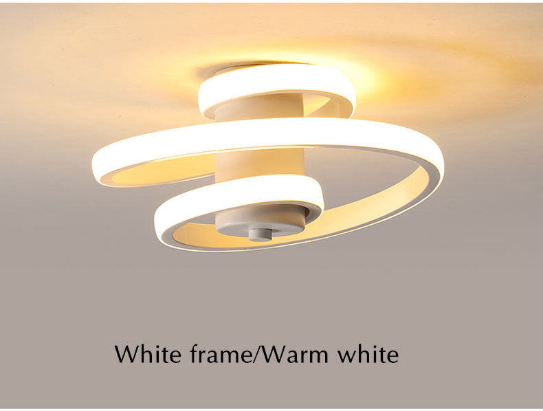 Simple and modern metal led lighting ceiling light