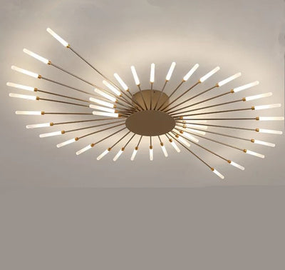 Nordic Minimalist Modern Atmosphere Living Room Fireworks Led Ceiling Light - Antique Decore