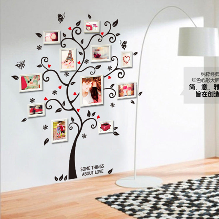 DIY Family Photo Frame Tree Wall Stickers Home Decor Room Room Wall Stickers Wall Decals Poster House Decoration Wall Stickers - Antique Decore