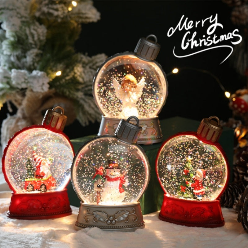 Christmas Holiday Decorations Luminous Simulation Flat Light LED Decoration Scene Layout Flame Light Home Decor