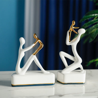 Modern Simple And Light Luxury Ceramic Ornaments