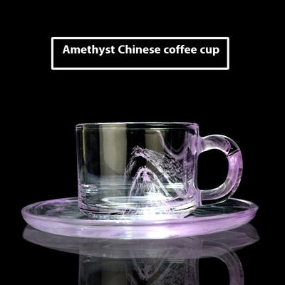 Glass Coffee Cup Crystal Coffee Appliance