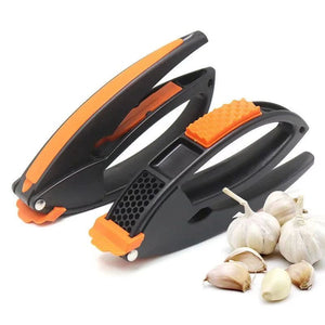 Manual Multifunctional Household Garlic Press Set Kitchen Gadgets - Antique Decore