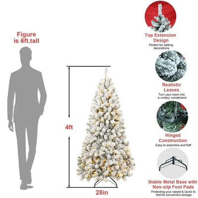 6FT PVC Memory Wire Christmas Tree