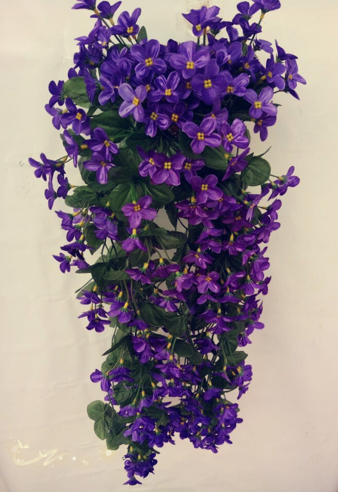 Artificial Violet Flower Fake Flower Decorative Flower - Antique Decore